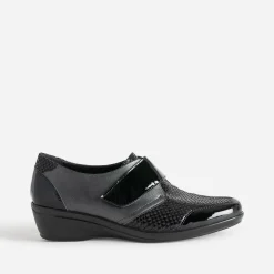 FRANCE ARNO Derbies^Derby gun et en cuir NOIR