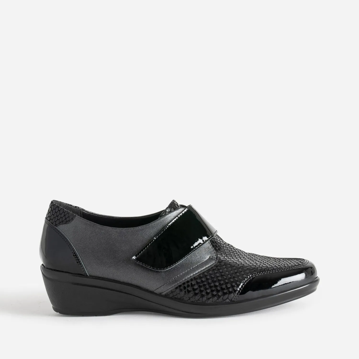 FRANCE ARNO Derbies^Derby gun et en cuir NOIR
