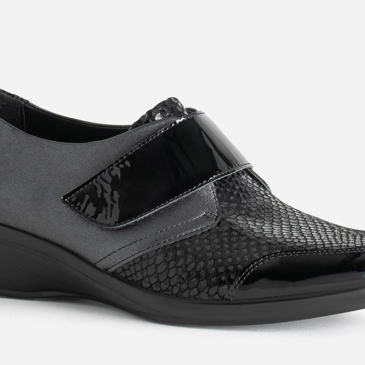 FRANCE ARNO Derbies^Derby gun et en cuir NOIR