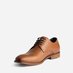 Eram Chaussures De Ville^Derby homme FRANCE ARNO cuir COGNAC