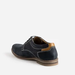 Eram Chaussures De Ville^Derby cuir nubuck MARINE