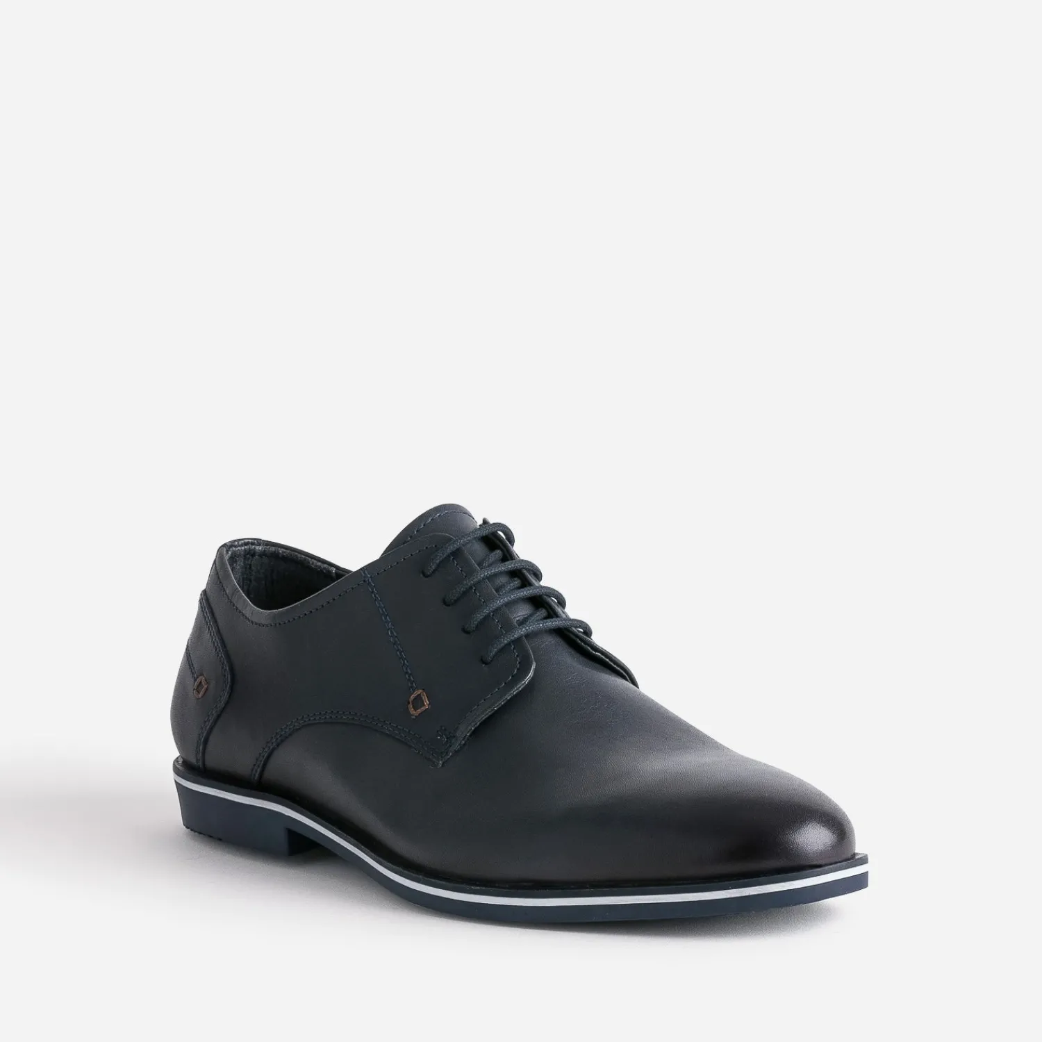 Eram Chaussures De Ville^Derby en cuir MARINE