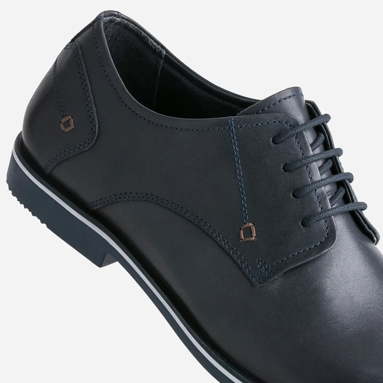 Eram Chaussures De Ville^Derby en cuir MARINE