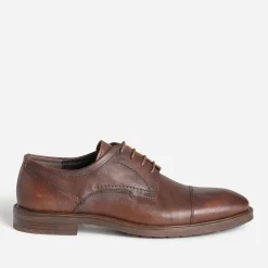 Eram Chaussures De Ville^Derby cuir bout droit MARRON