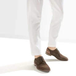 Eram Chaussures De Ville^Derby cuir velours éco-conçu MARRON