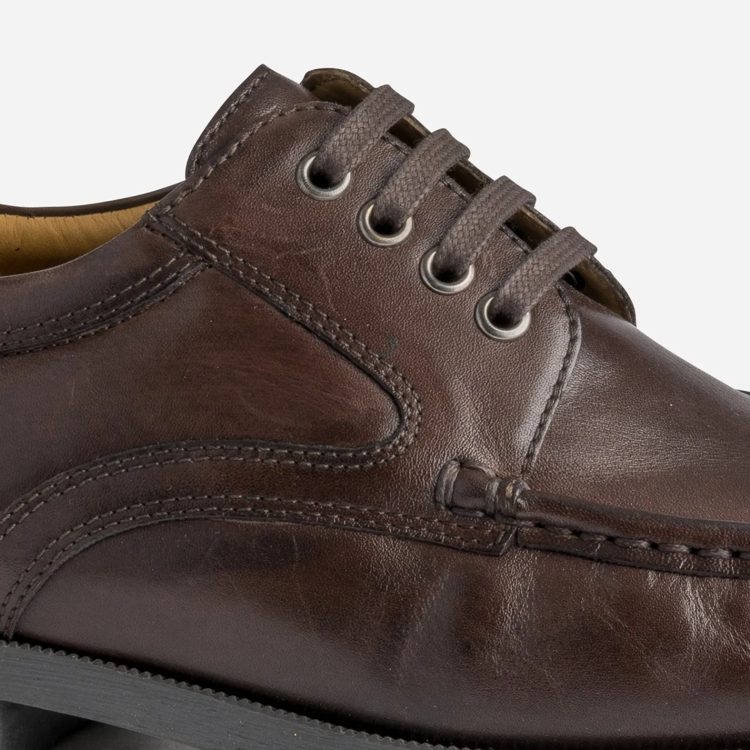 Eram Chaussures De Ville^Derby en cuir MARRON