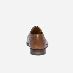Eram Chaussures De Ville^Derby marron en cuir COGNAC