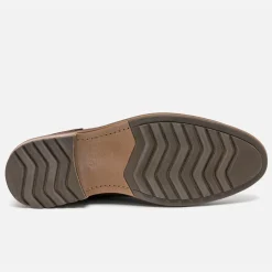 Eram Chaussures De Ville^Derby en cuir velours éco-conçu MARRON