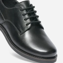 Eram Baskets^Derby éco-conçu en cuir NOIR
