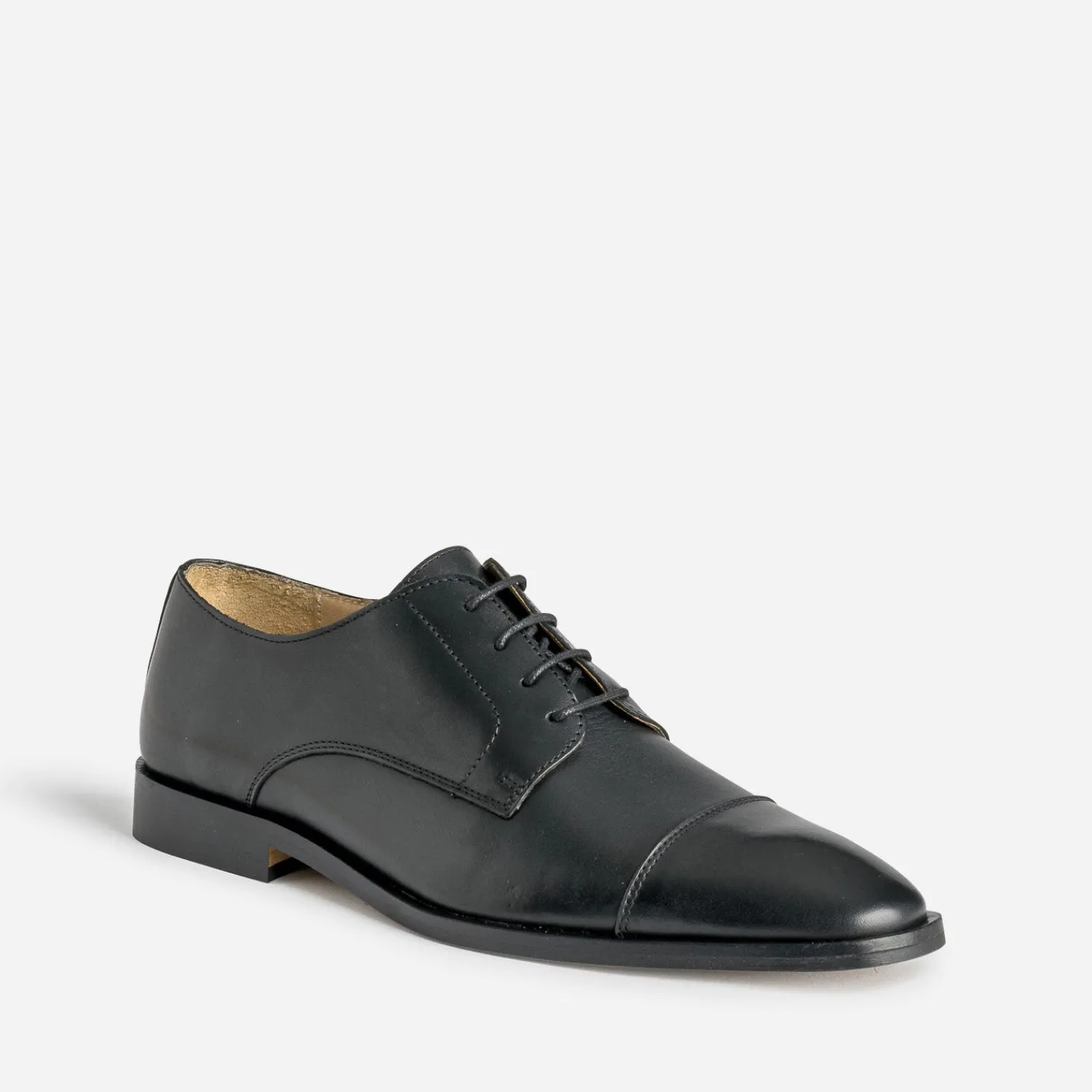 Eram Chaussures De Ville^Derby cuir bout droit NOIR