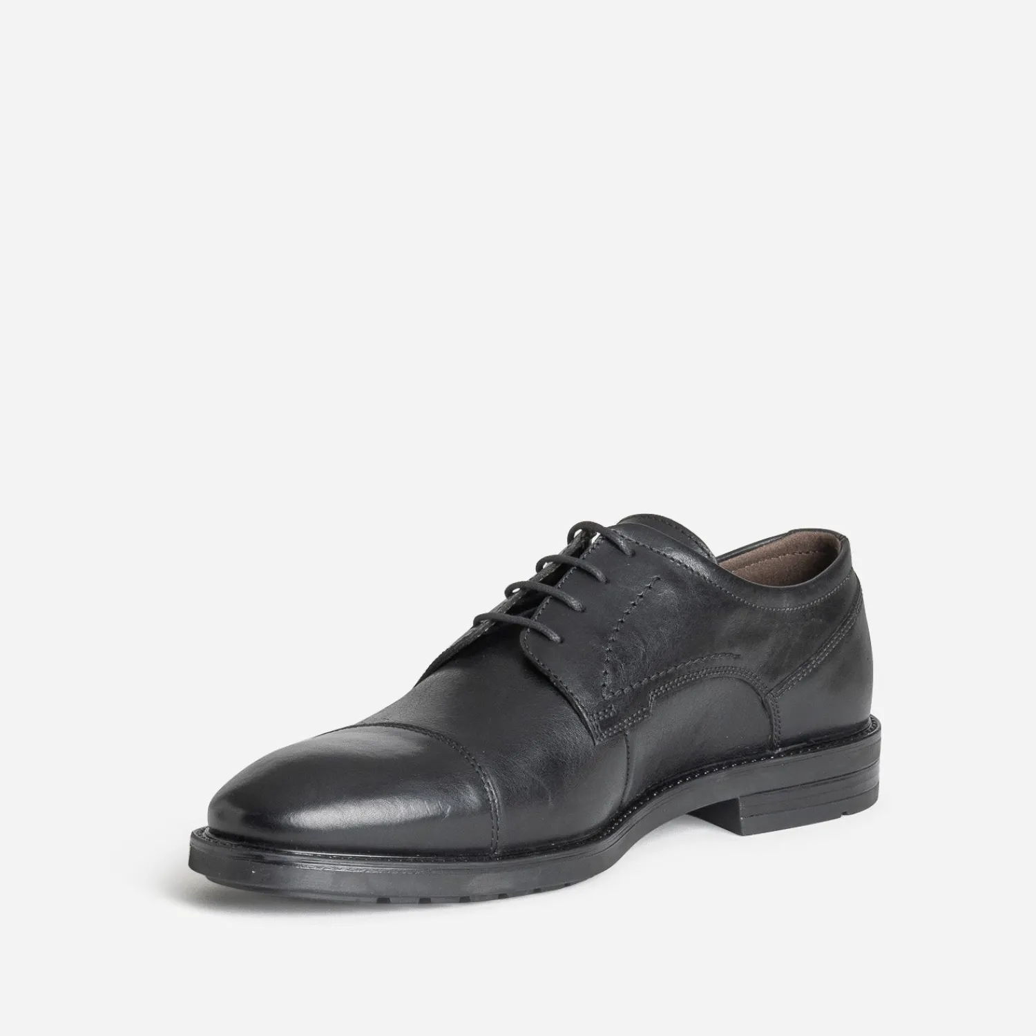 Eram Chaussures De Ville^Derby cuir bout droit NOIR