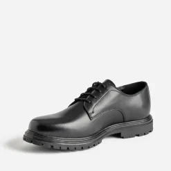 Eram Chaussures De Ville^Derby cuir semelle crantée NOIR