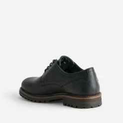 Eram Chaussures De Ville^Derby cuir semelle crantée NOIR