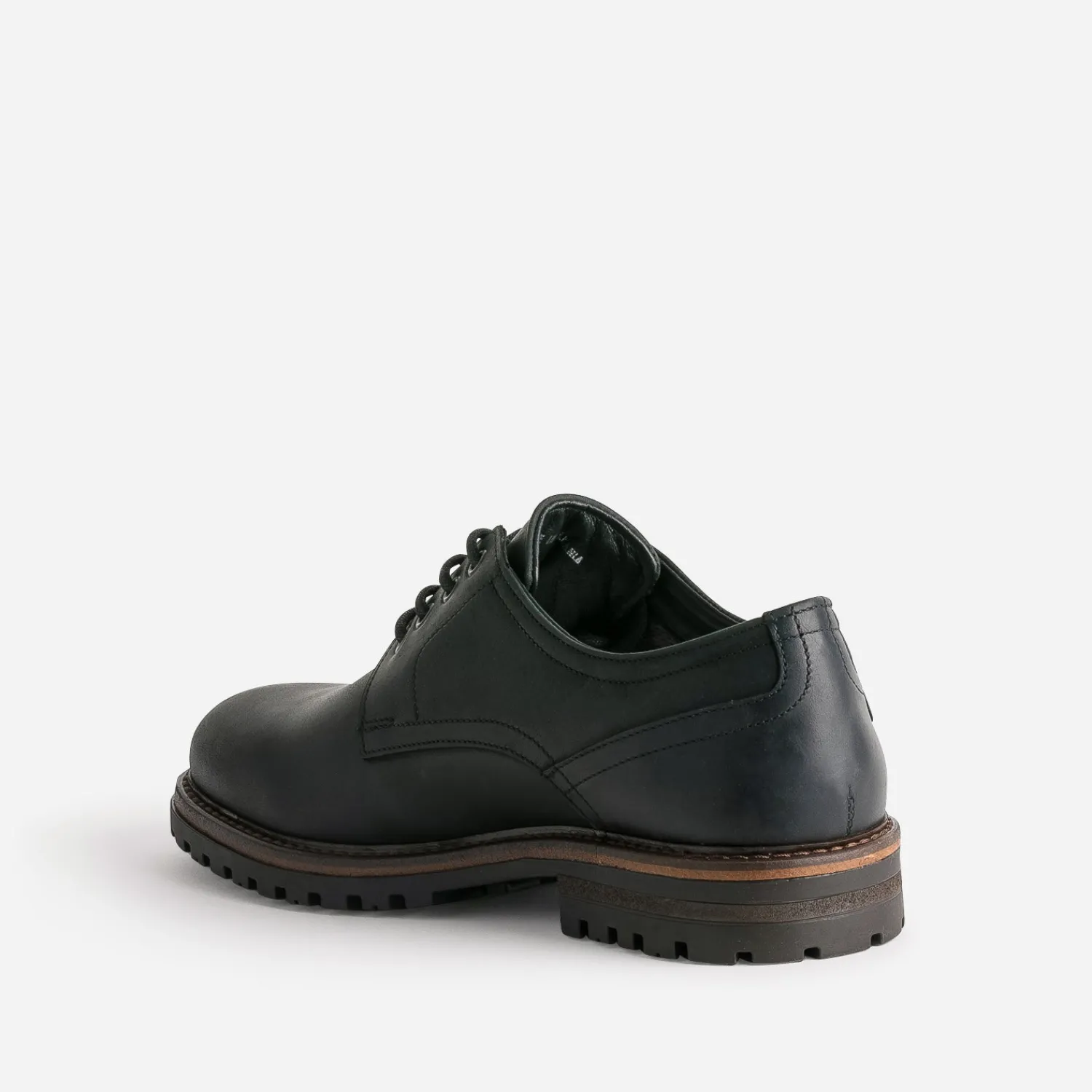 Eram Chaussures De Ville^Derby cuir semelle crantée NOIR