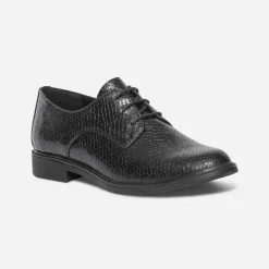 Eram Derbies^Derby embossé python NOIR