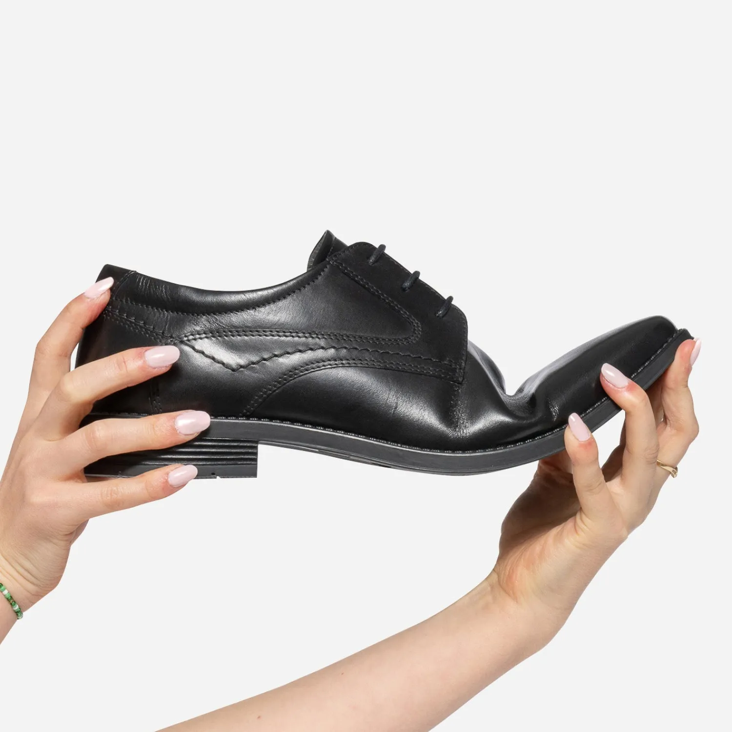 Eram Chaussures De Ville^Derby en cuir NOIR