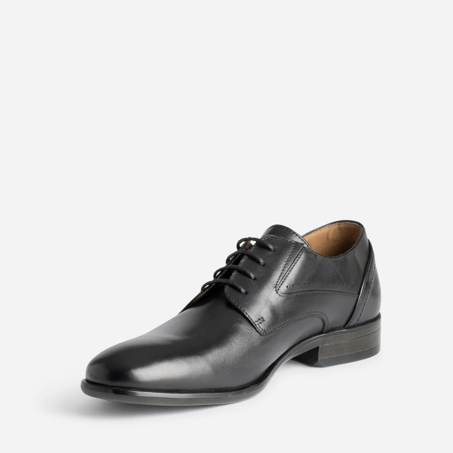 Eram Chaussures De Ville^Derby en cuir NOIR