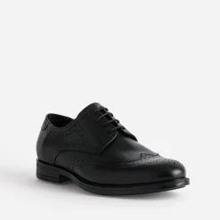 Eram Chaussures De Ville^Derby en cuir à bout fleuri NOIR