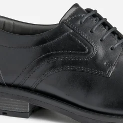 Eram Chaussures De Ville^Derby en cuir à doublure carreaux NOIR