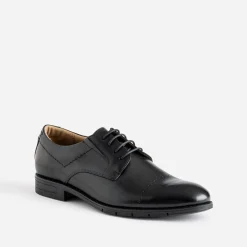 Eram Chaussures De Ville^Derby en cuir ligne perforée NOIR
