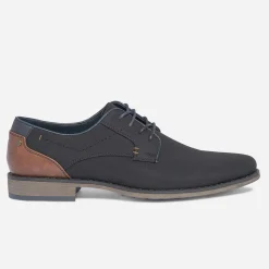 Eram Chaussures De Ville^Derby en textile NOIR