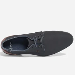 Eram Chaussures De Ville^Derby en textile NOIR