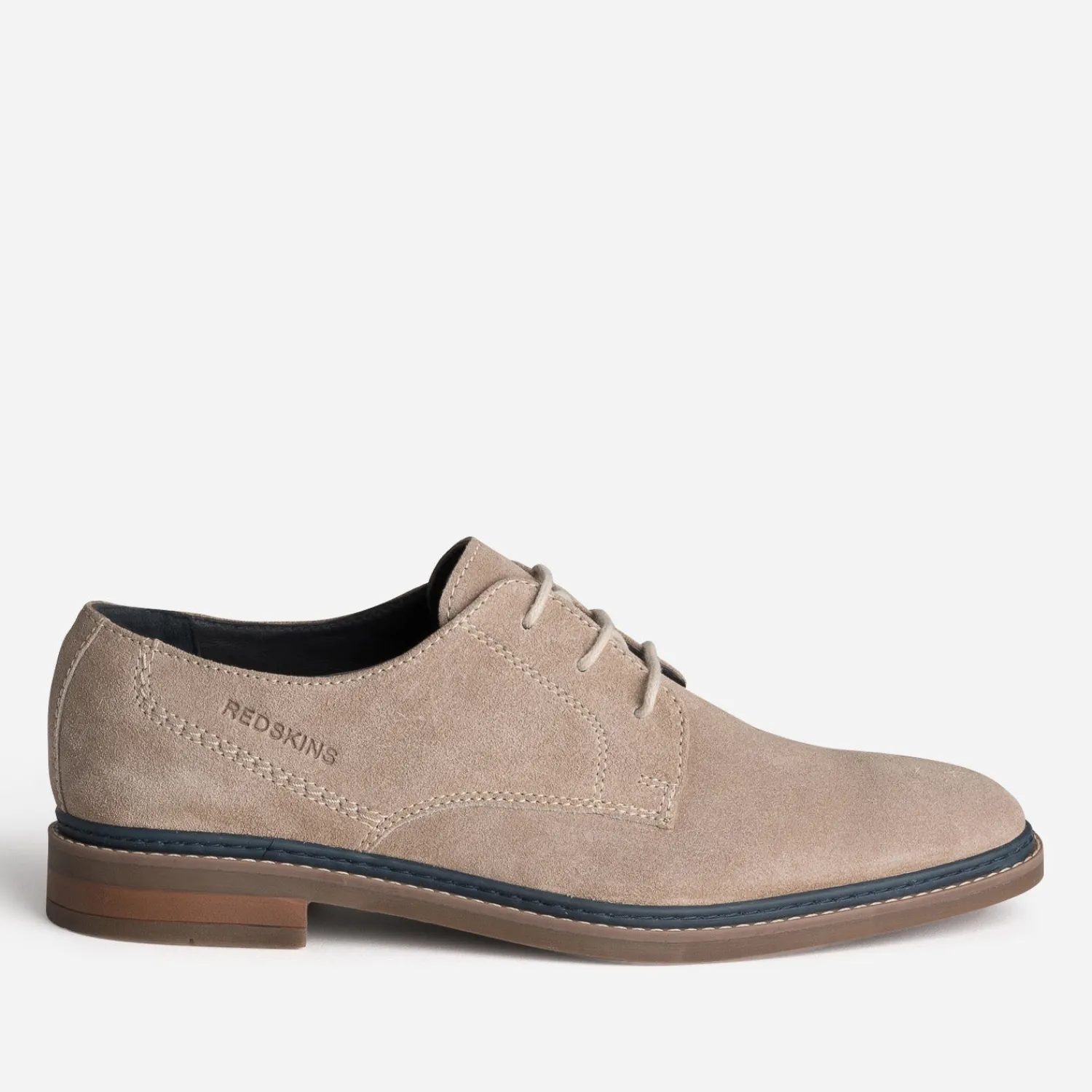 Redskins Chaussures De Ville^Derby cuir velours TAUPE