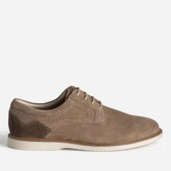 Eram Chaussures De Ville^Derby cuir velours TAUPE