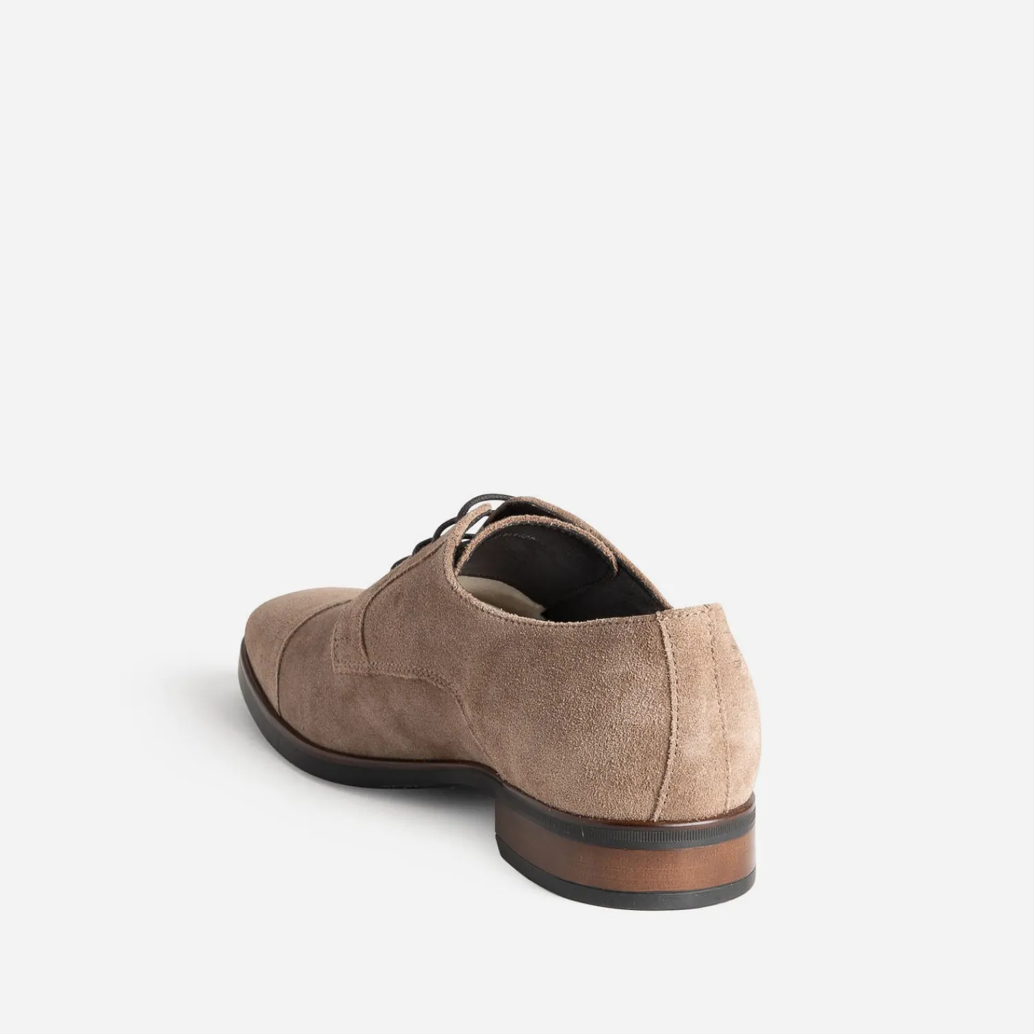 Eram Chaussures De Ville^Derby cuir velours TAUPE