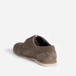 Eram Chaussures De Ville^Derby cuir velouts TAUPE