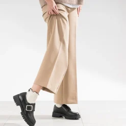 Texto Derbies^Derby cuir maxi boucle NOIR