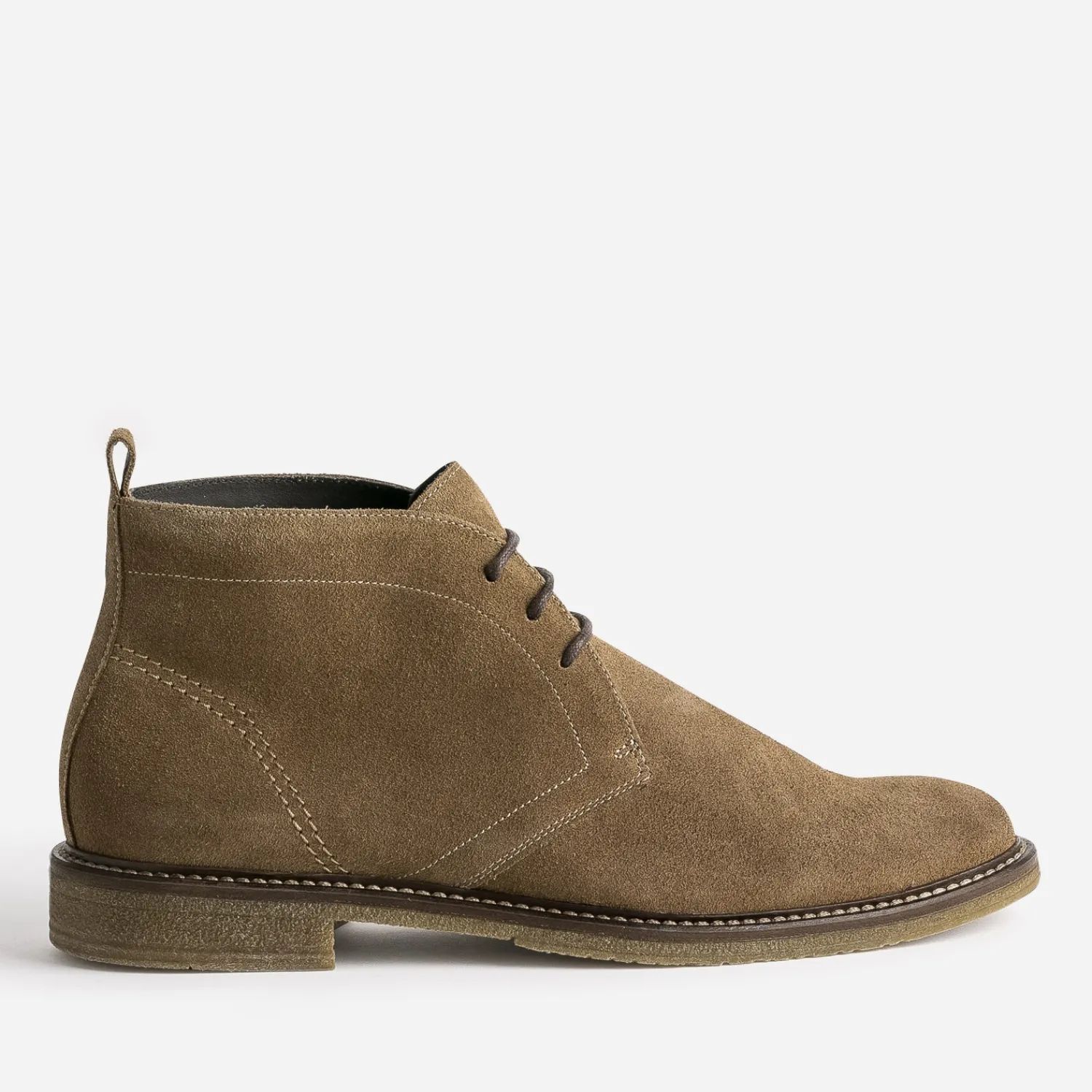 Eram Boots^Desert Boots en cuir velours CAMEL