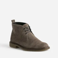 Eram Boots^Desert Boots en cuir velours TAUPE