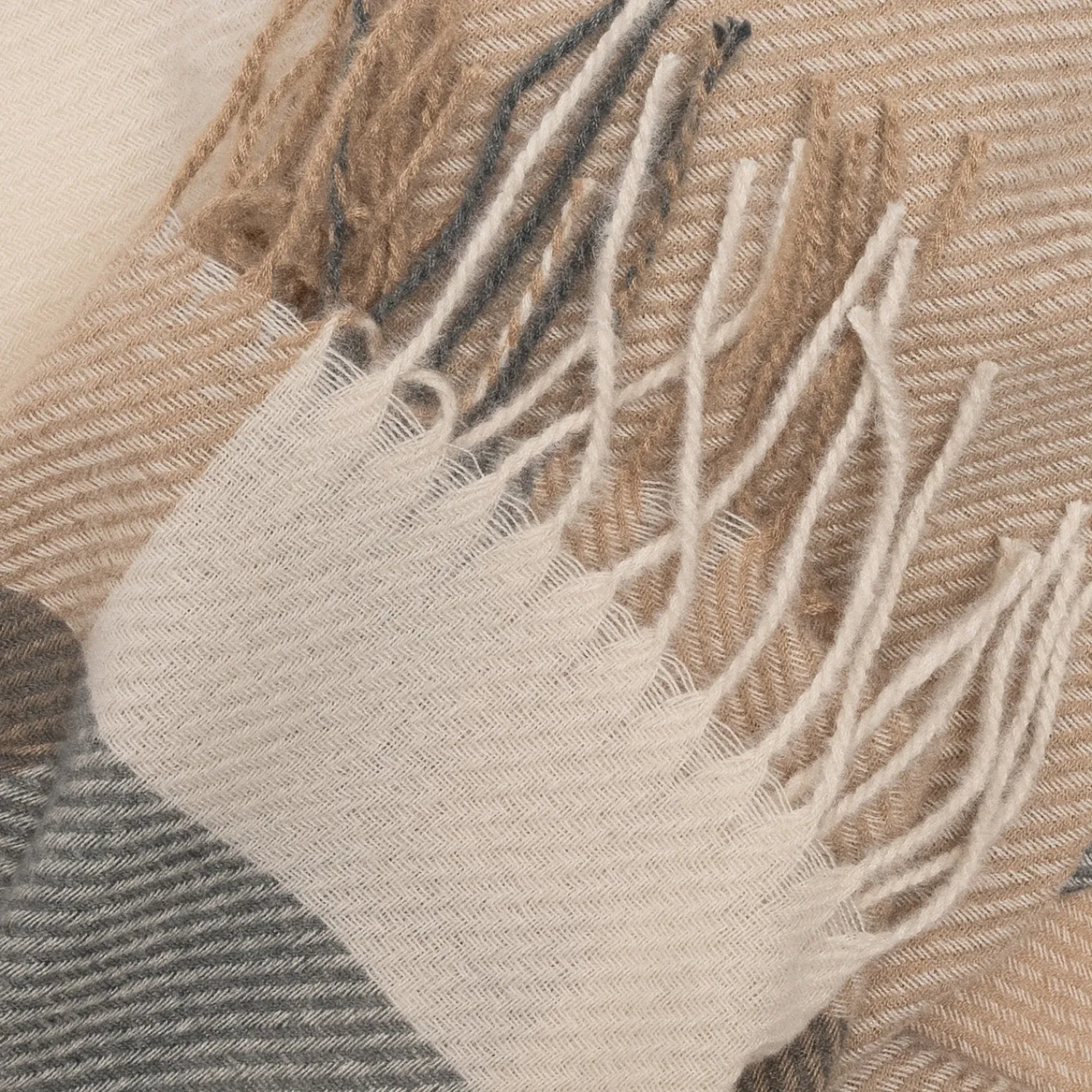Eram Echarpes & Foulards^Echarpe à motif carreaux BEIGE
