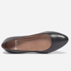 Eram Escarpins^Escarpin éco-conçu en cuir NOIR
