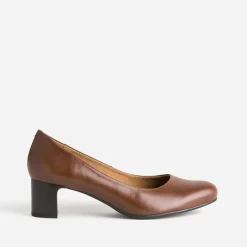 Eram Flex Escarpins^Escarpin en cuir COGNAC