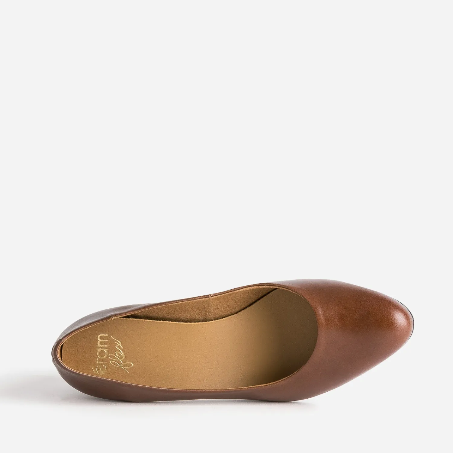 Eram Flex Escarpins^Escarpin en cuir COGNAC
