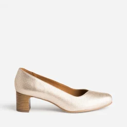 Eram Flex Escarpins^Escarpin dé en cuir embossé OR