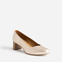 Eram Flex Escarpins^Escarpin dé en cuir embossé OR