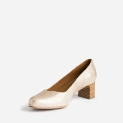 Eram Flex Escarpins^Escarpin dé en cuir embossé OR
