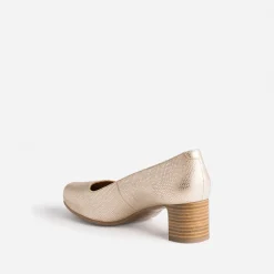 Eram Flex Escarpins^Escarpin dé en cuir embossé OR