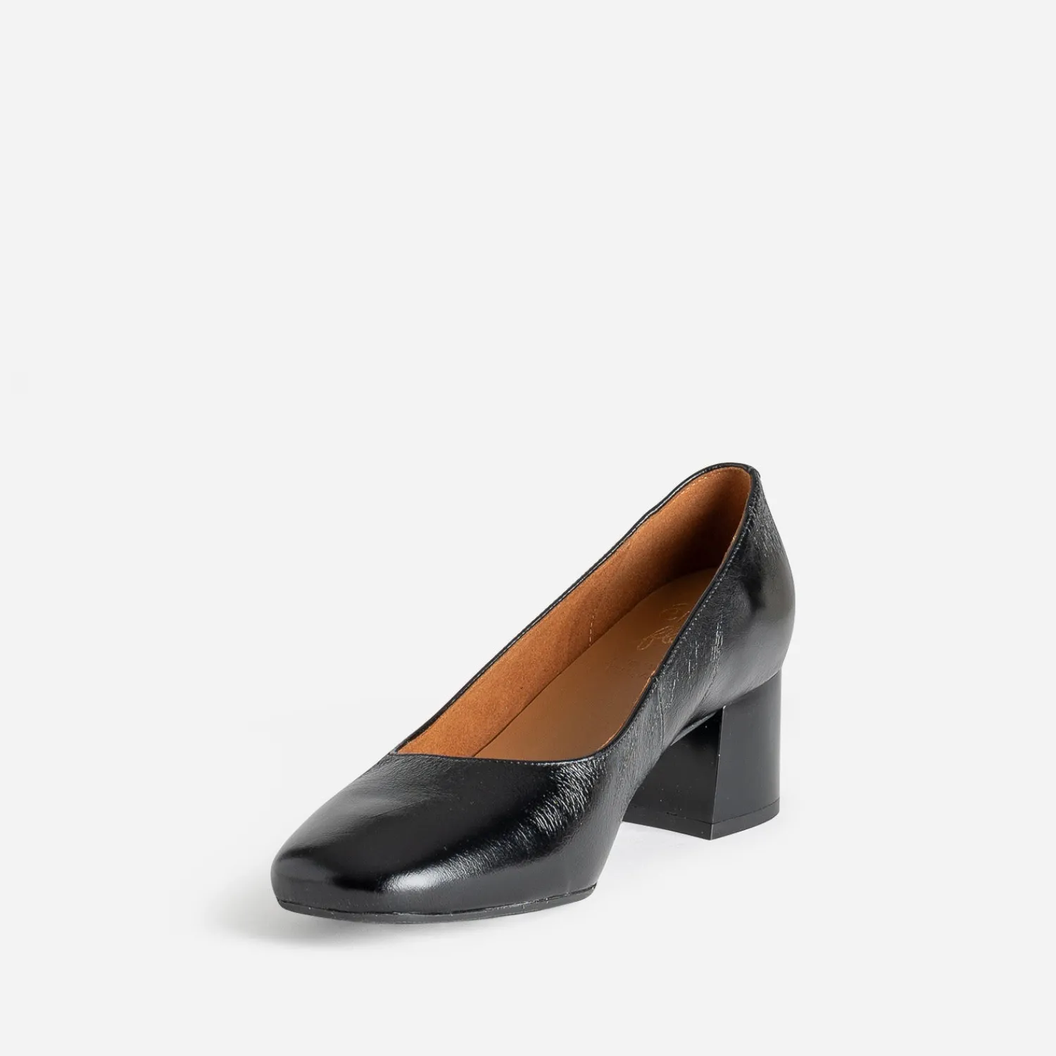 Eram Flex Escarpins^Escarpin cuir glacé NOIR