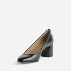 Eram Escarpins^Escarpin en cuir NOIR