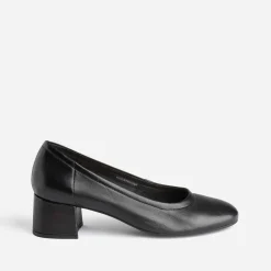 Eram Escarpins^Escarpin en cuir NOIR