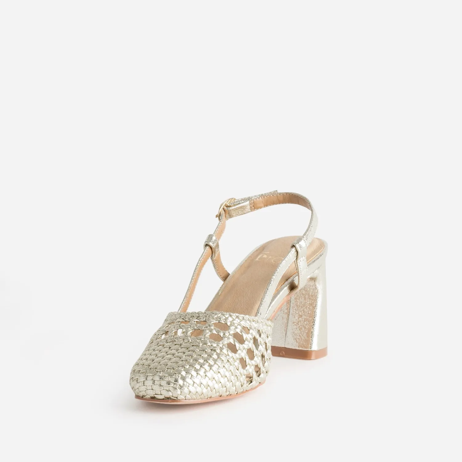 Eram Escarpins^Escarpin slingback tressé OR