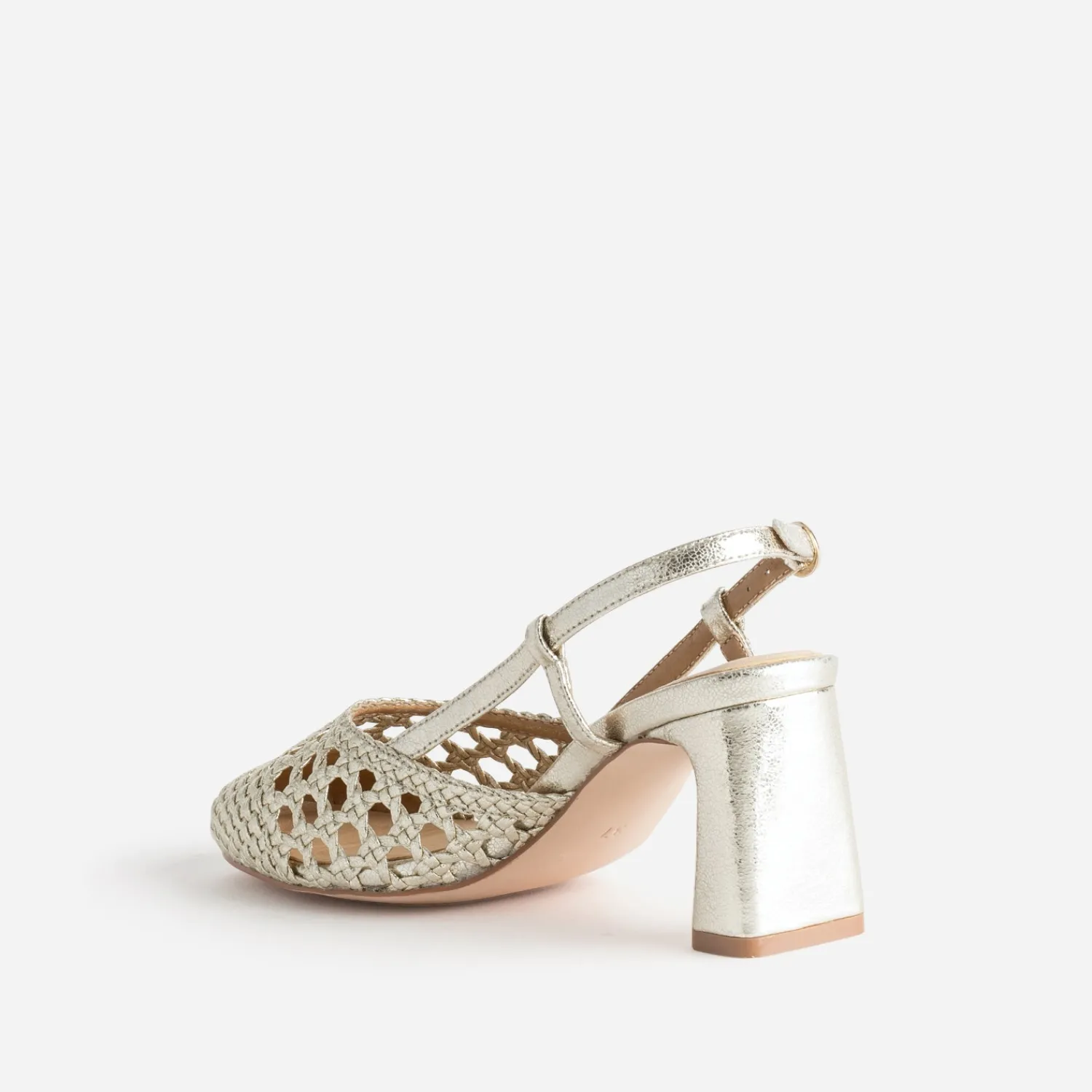 Eram Escarpins^Escarpin slingback tressé OR