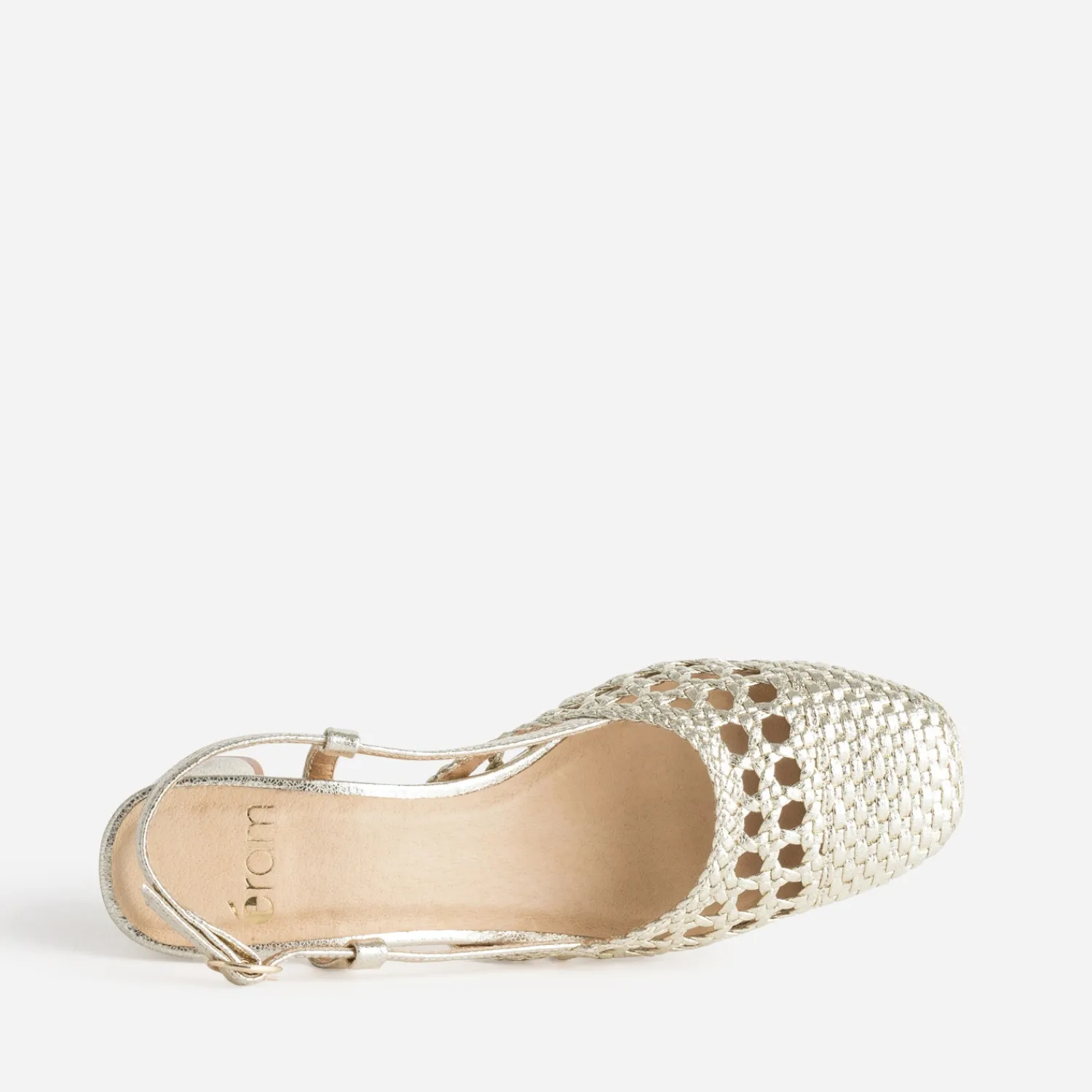 Eram Escarpins^Escarpin slingback tressé OR