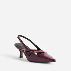 Texto Escarpins^Escarpin slingback verni BORDEAUX