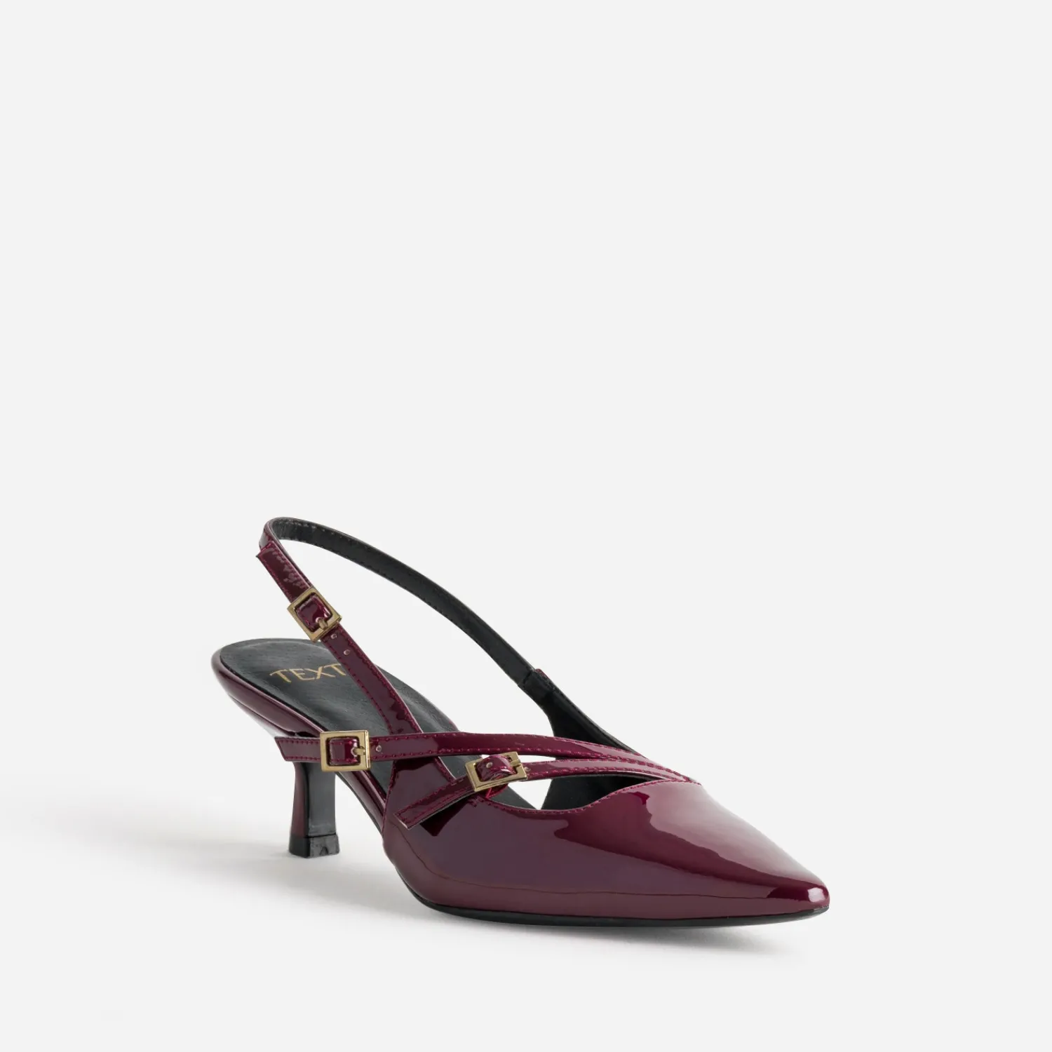 Texto Escarpins^Escarpin slingback verni BORDEAUX