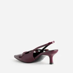 Texto Escarpins^Escarpin slingback verni BORDEAUX